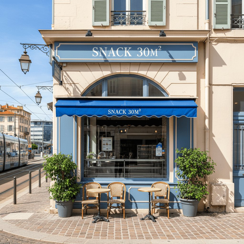 Snack 30m² à Nice