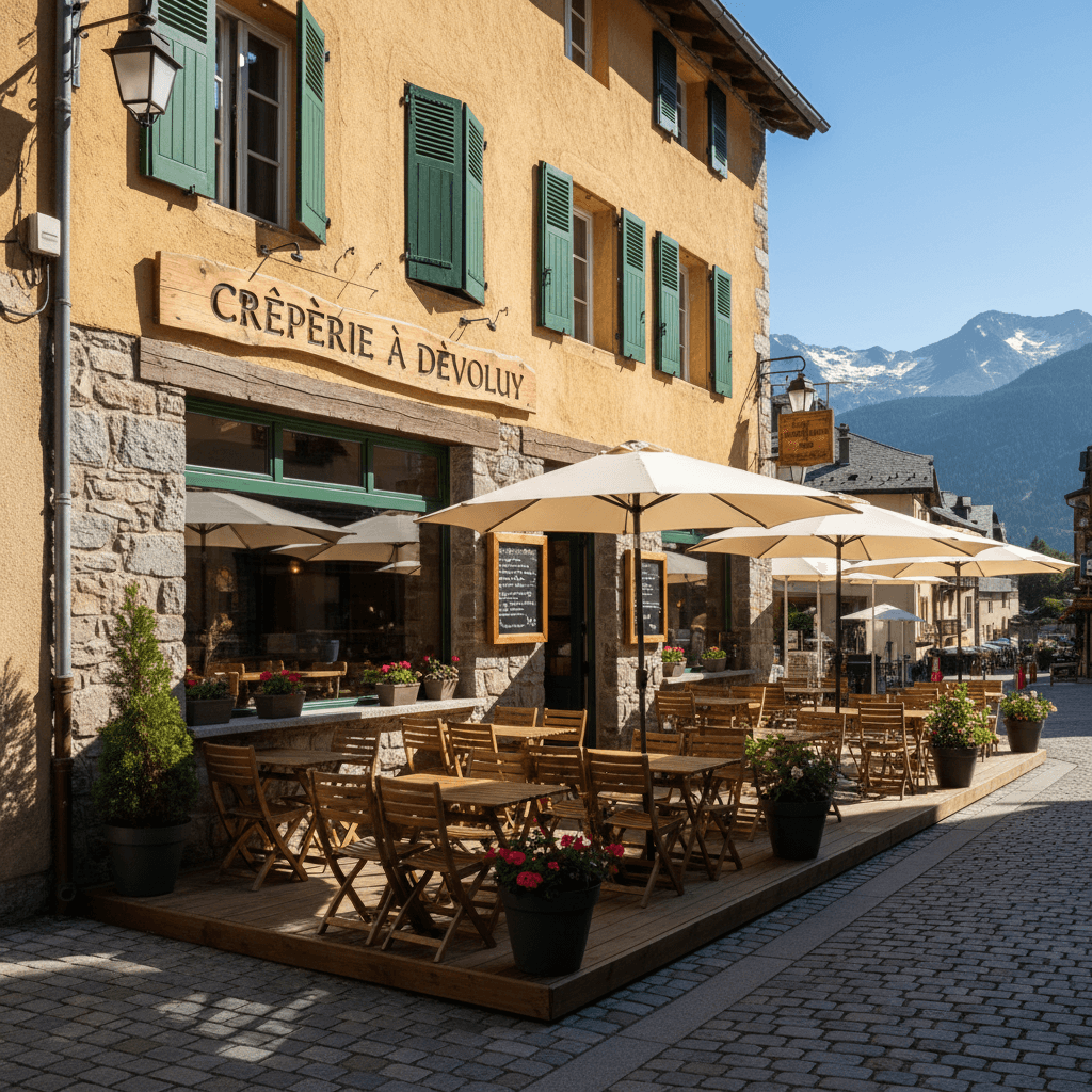 Restaurant 72m² à Dévoluy : terrasse - licence IV - Image 1