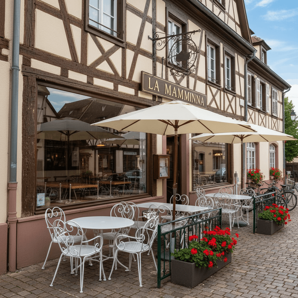 Restaurant 393m² à Strasbourg : terrasse - licence IV