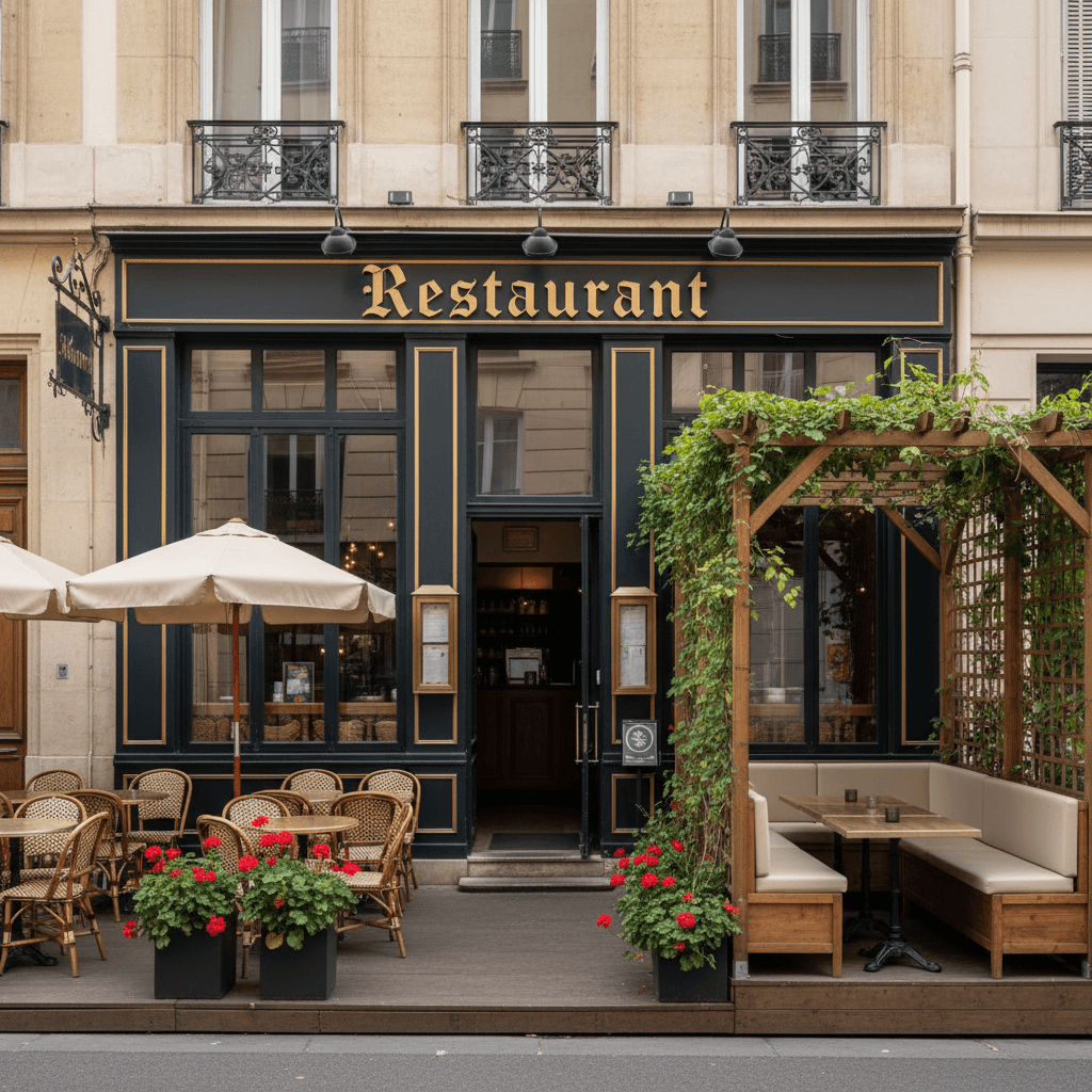 Restaurant à Lyon : terrasse - licence IV