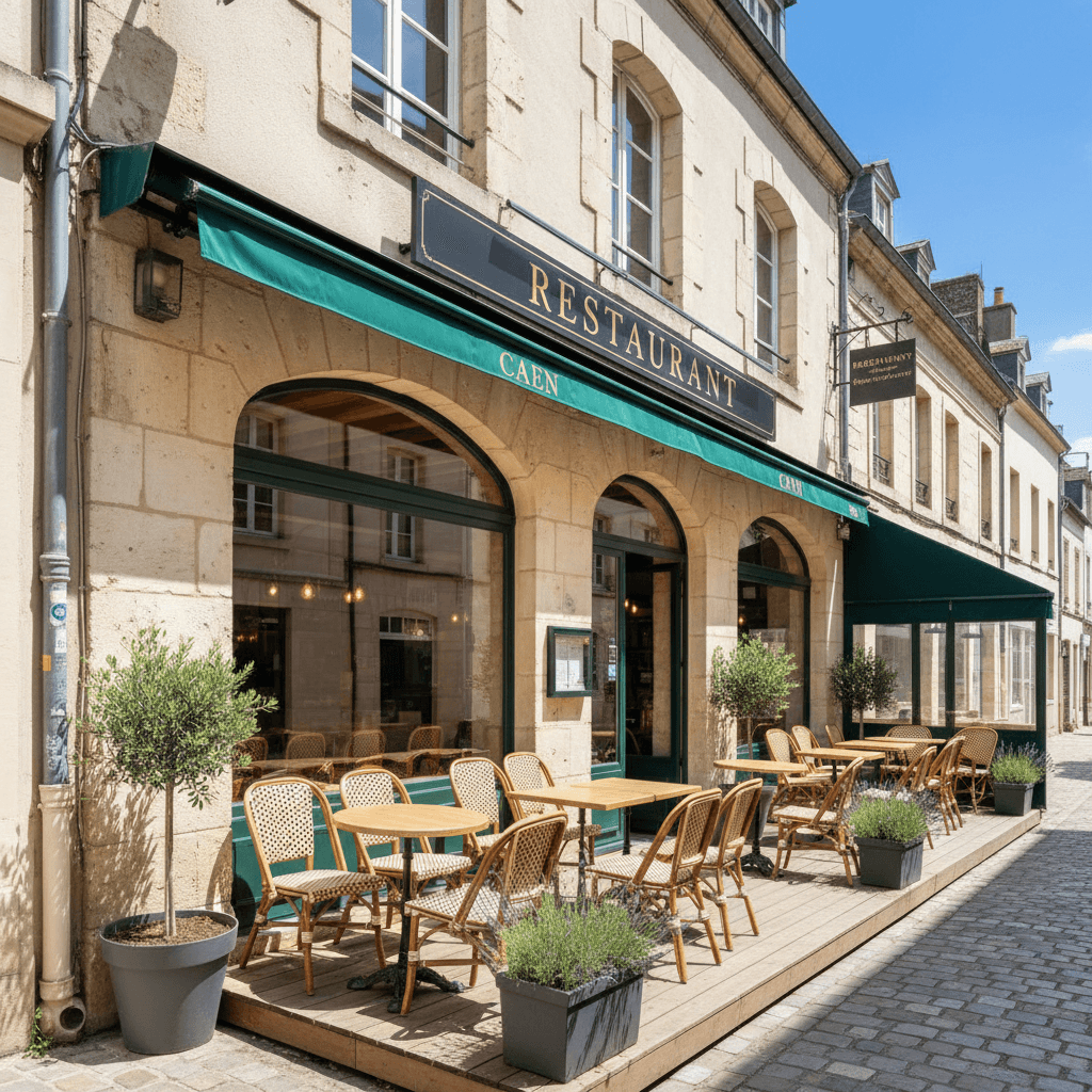 Restaurant à Caen : terrasse - licence IV - Image 1