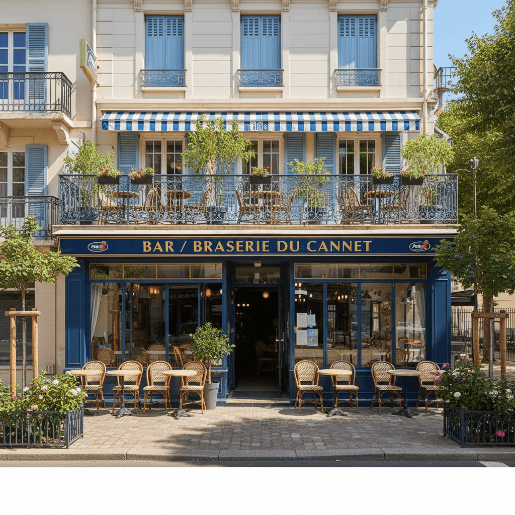 Bar-brasserie 140m² à Le Cannet : terrasse - licence IV - Image 1