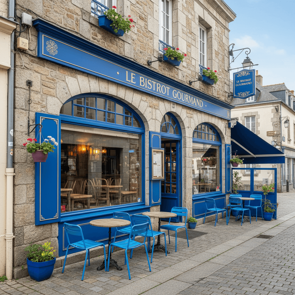Restaurant à Quimper : terrasse - extraction - Image 1