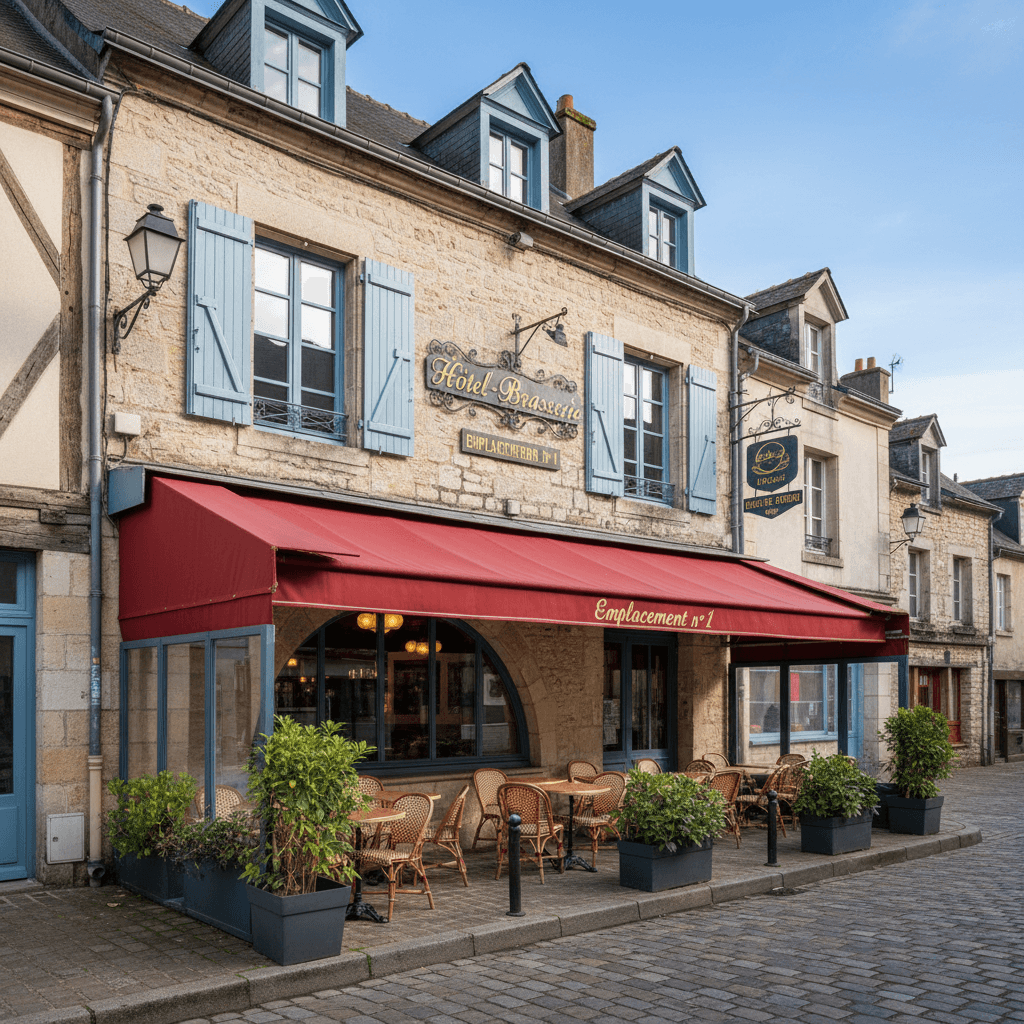 Bar-brasserie à Falaise : terrasse - licence IV - Image 1