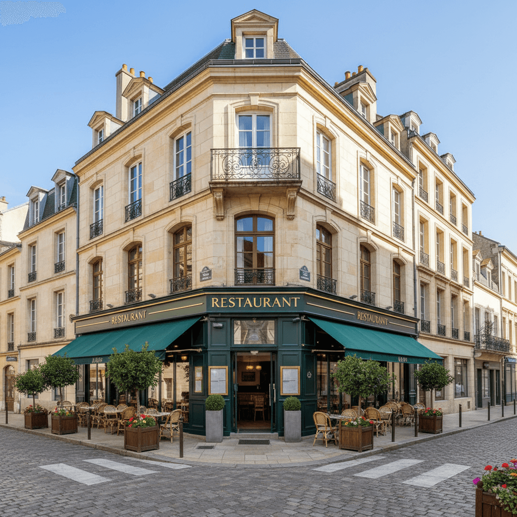 Restaurant 130m² à Dijon : terrasse - licence IV
