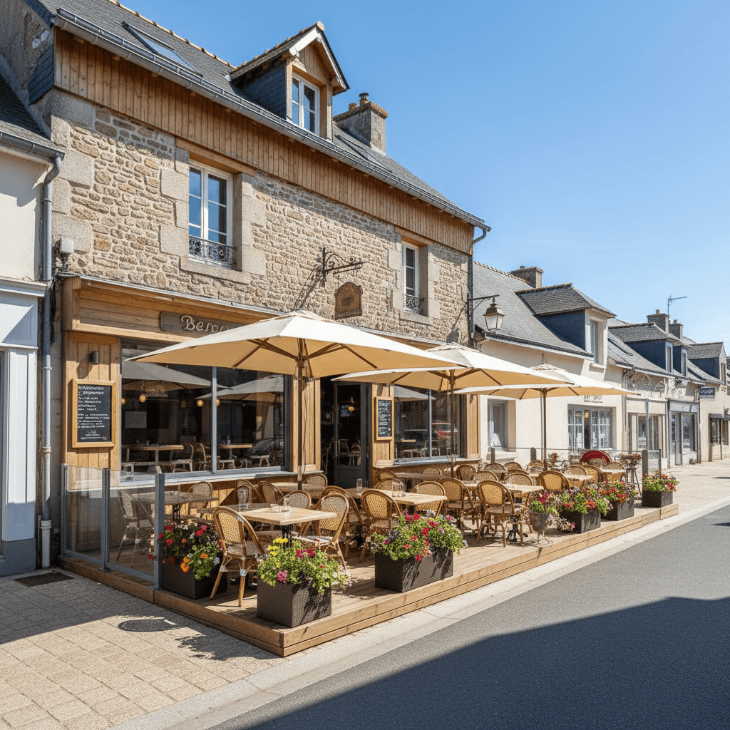 Bar-brasserie 150m² à Saint-Pierre-D'Oléron : terrasse - licence IV - Image 1