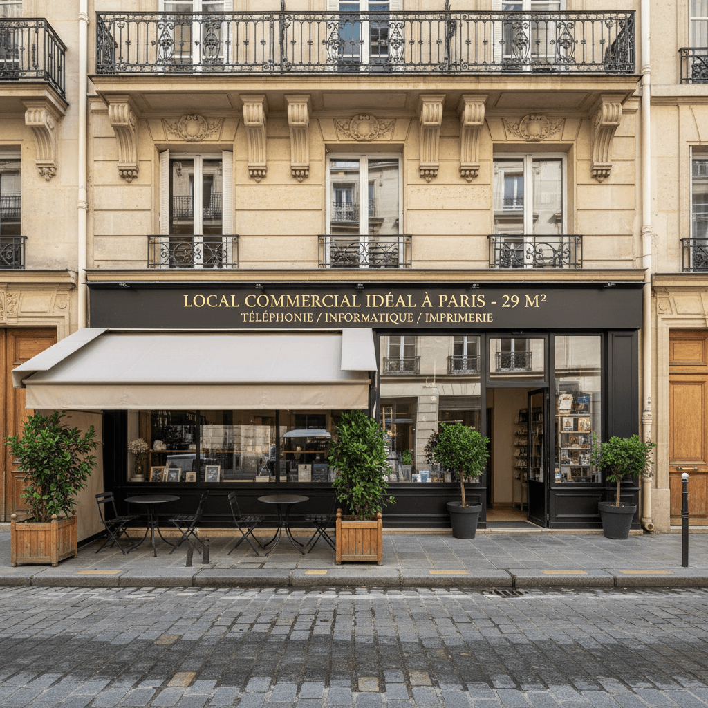 Local Commercial Idéal à Paris - 29 m² - Image 1