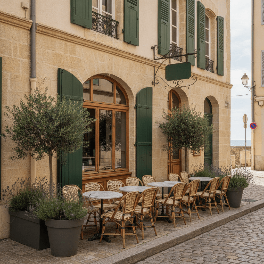 Restaurant 115m² à Port-La-Nouvelle : terrasse - extraction - Image 1