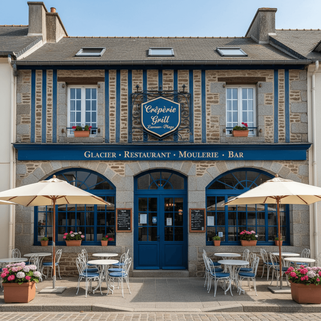 Restaurant 150m² à Larmor-Plage : terrasse - licence IV - Image 1