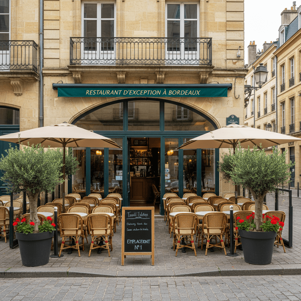 Restaurant d'Exception à Bordeaux - Emplacement N°1
