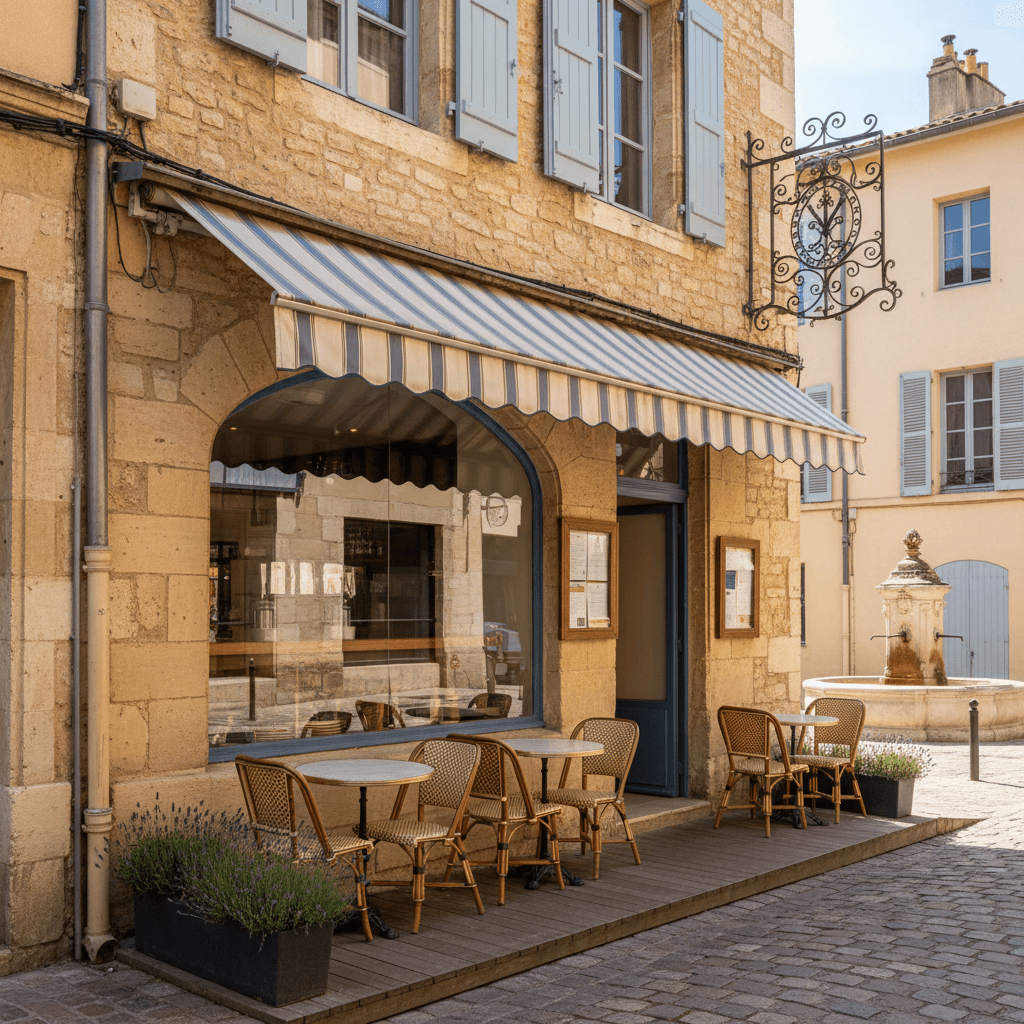 Restaurant 35m² à Aix-En-Provence : terrasse - licence IV