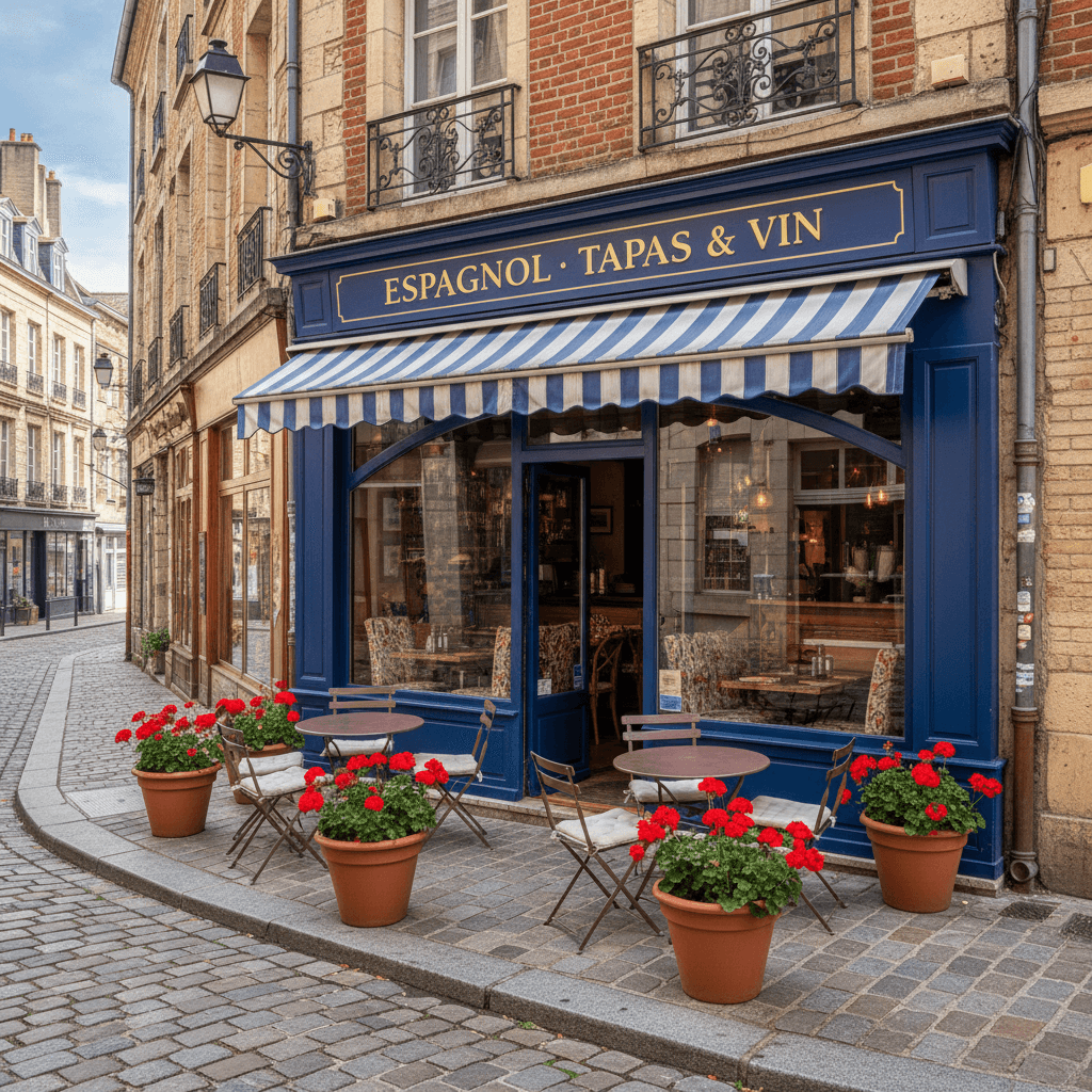 Restaurant 60m² à Lille : terrasse - licence IV