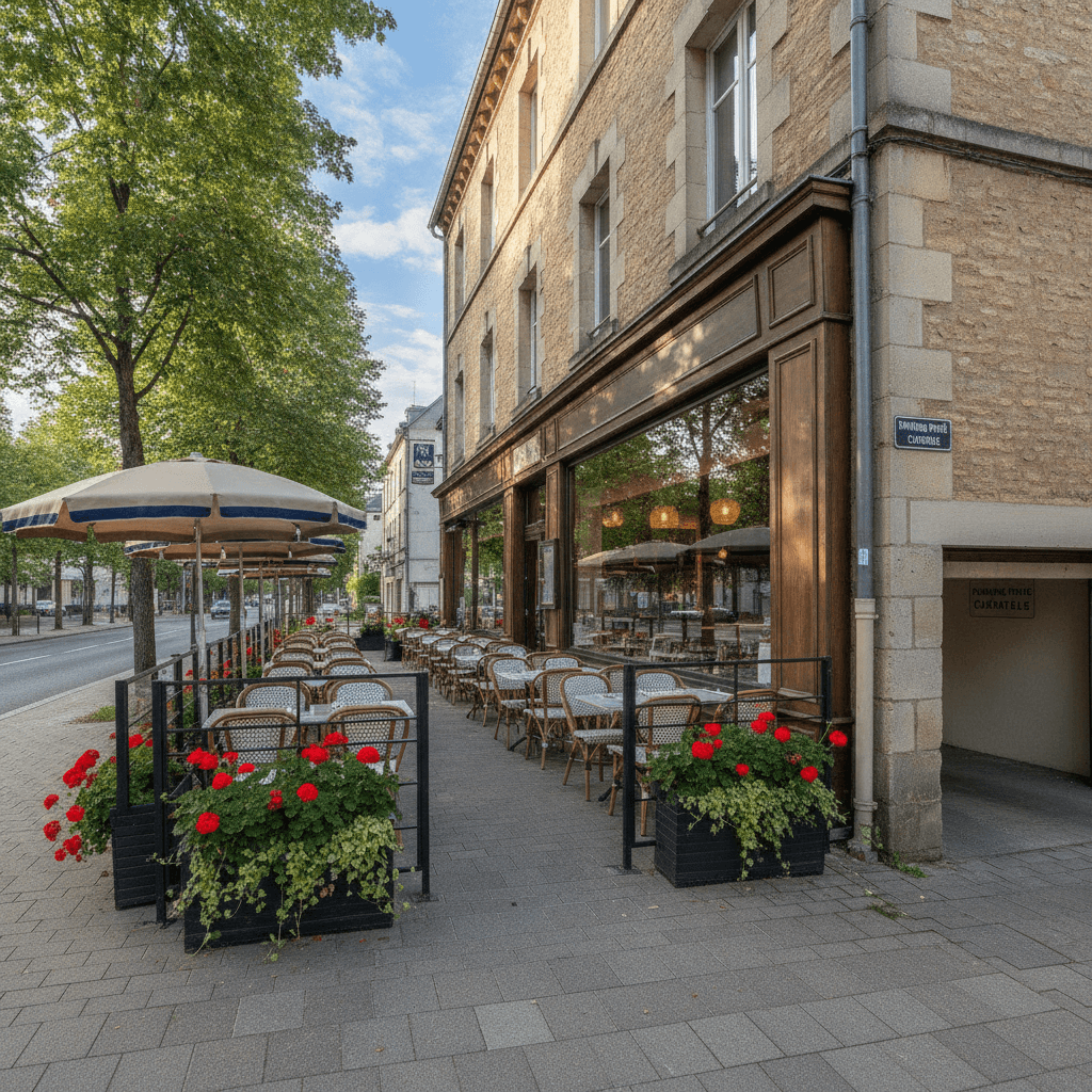 Restaurant 100m² à Thionville : terrasse - licence IV - Image 1