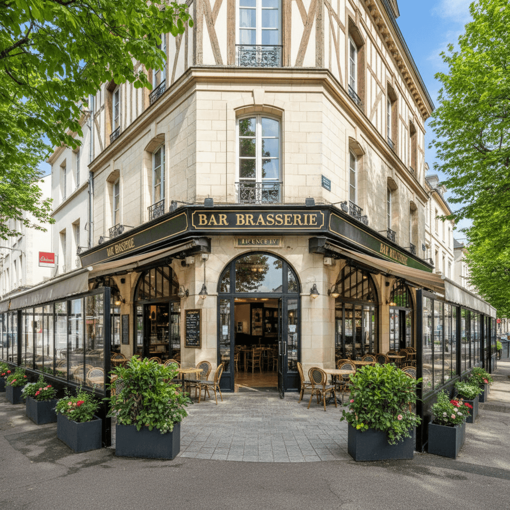 Bar-brasserie à Caen : terrasse - licence IV - Image 1