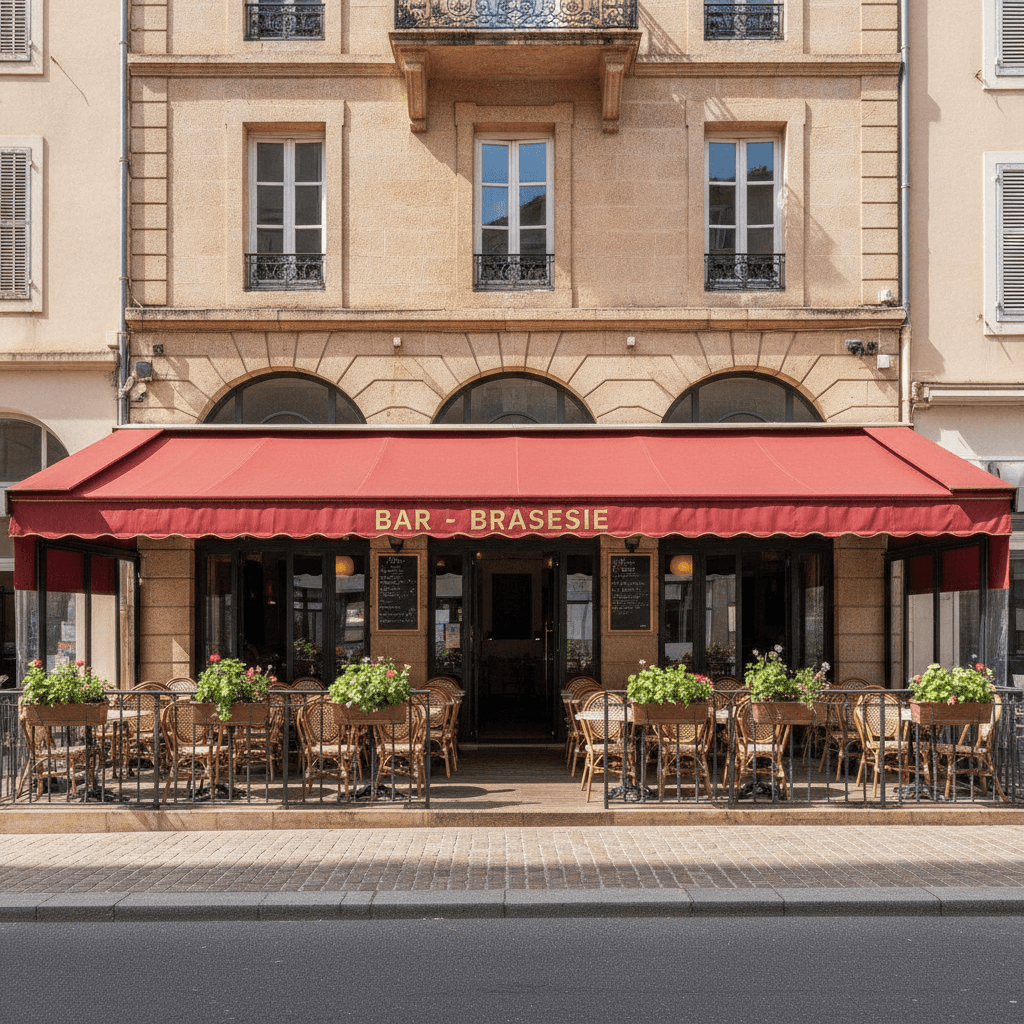 Bar-brasserie 360m² à Saint-Raphaël : terrasse - licence IV - Image 1