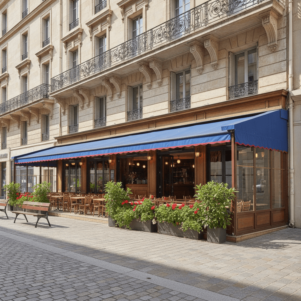 Bar-brasserie 90m² à Marseille : terrasse - licence IV