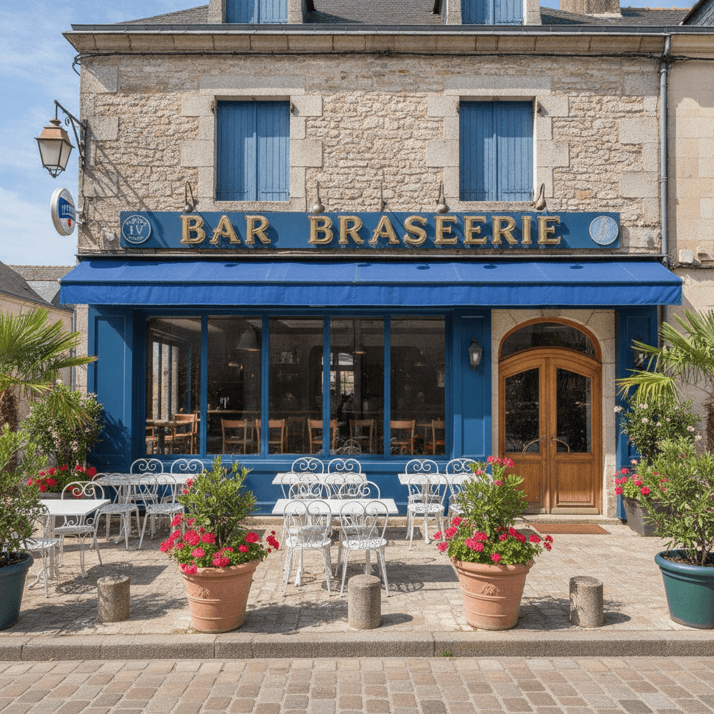 Bar-brasserie 400m² à Saint-Georges-D'Oléron : terrasse - licence IV - Image 1