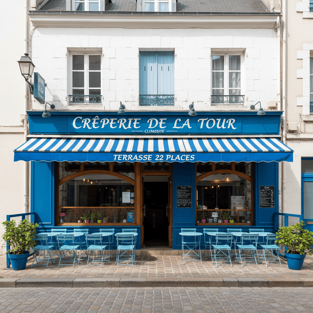Restaurant 100m² à La Rochelle : terrasse - climatisation - Image 1
