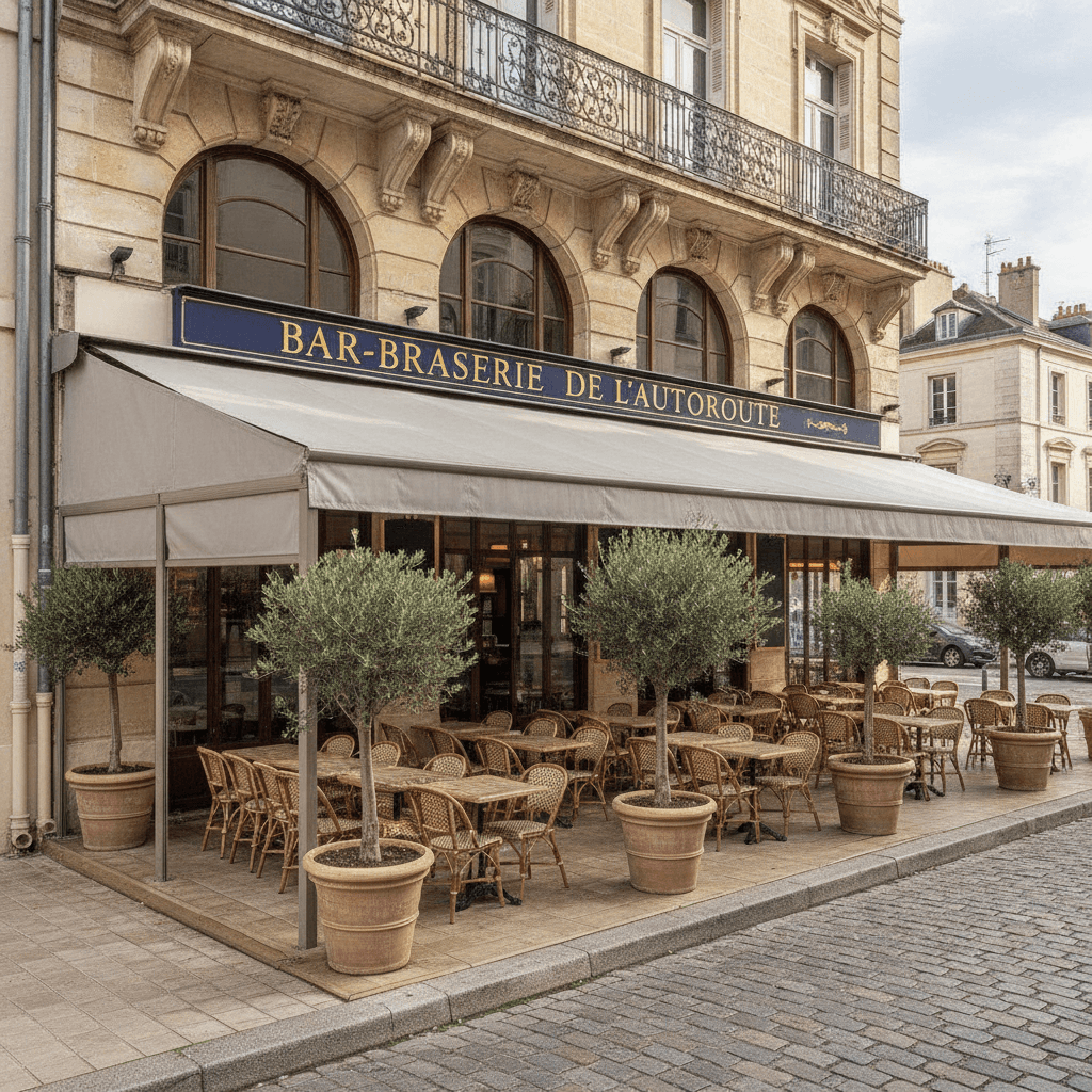 Bar-brasserie 320m² à Libourne : terrasse - licence IV - Image 1