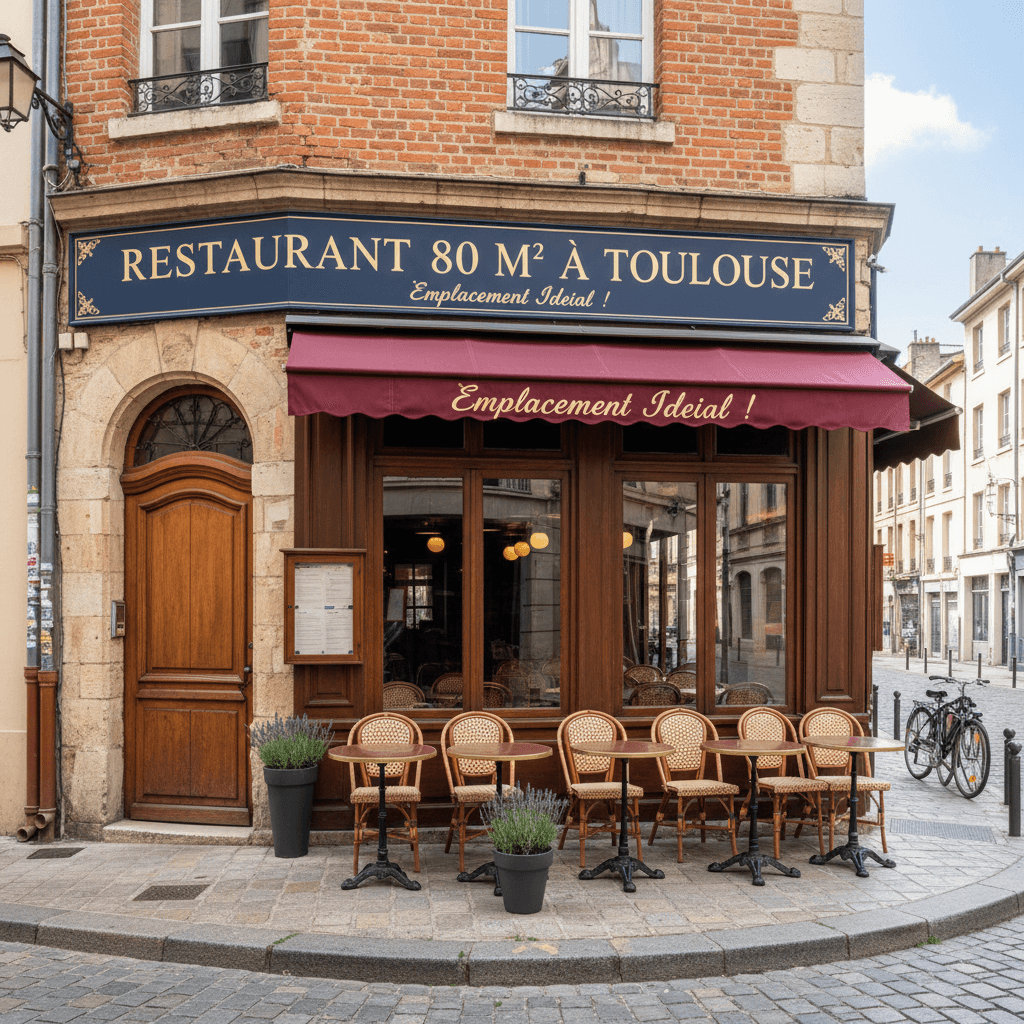 Restaurant 80m² à Toulouse : licence IV - extraction - Image 1