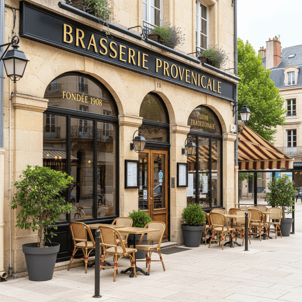 Bar-brasserie à Valence : terrasse - licence IV - Image 1