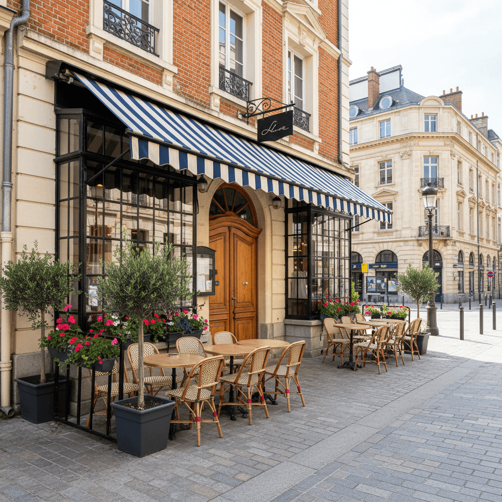 Restaurant 130m² à Lille : terrasse - licence IV