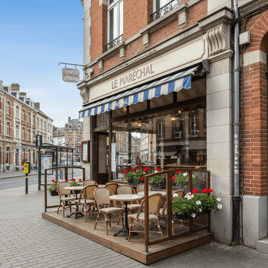 Restaurant à Lille : terrasse - licence IV