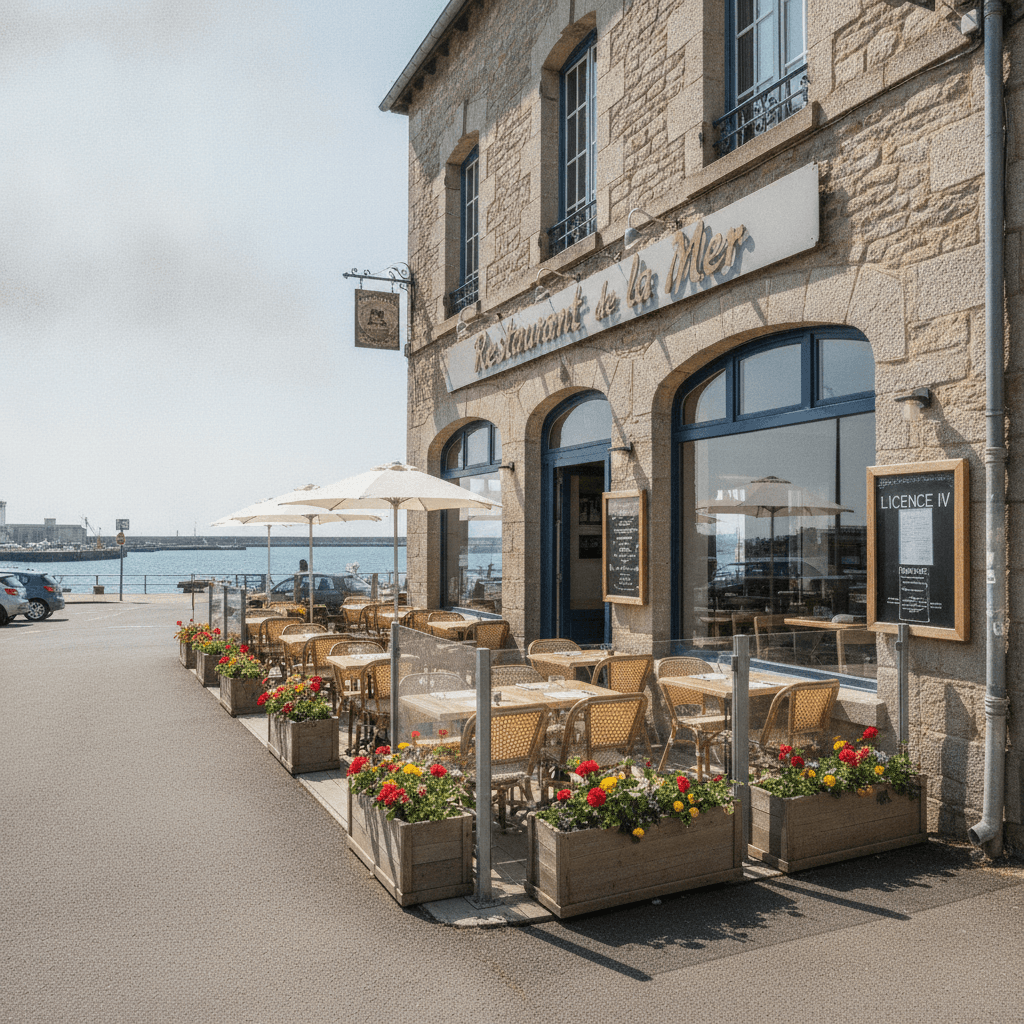 Restaurant à Brest : terrasse - licence IV - Image 1