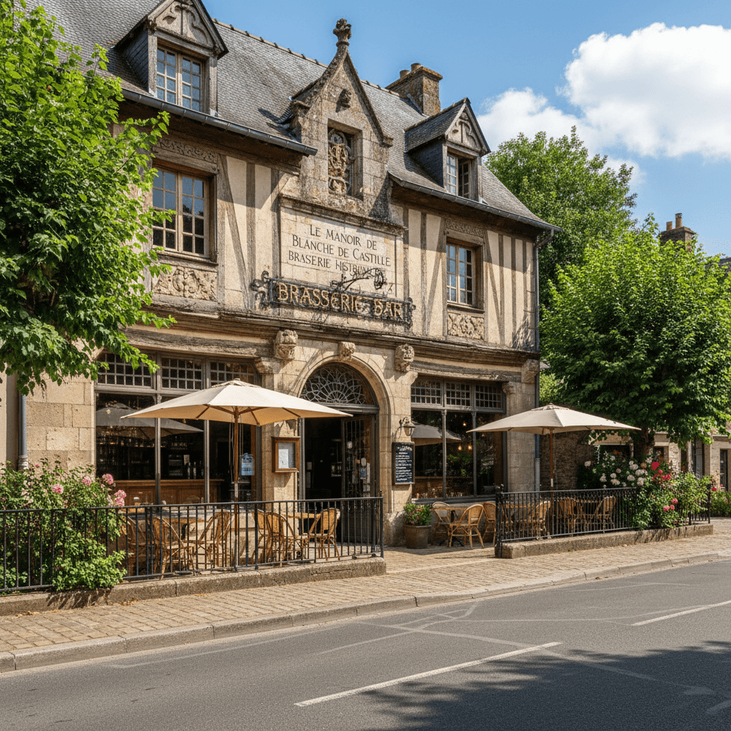 Bar-brasserie 133m² à L'Hôtellerie : terrasse - licence IV - Image 1