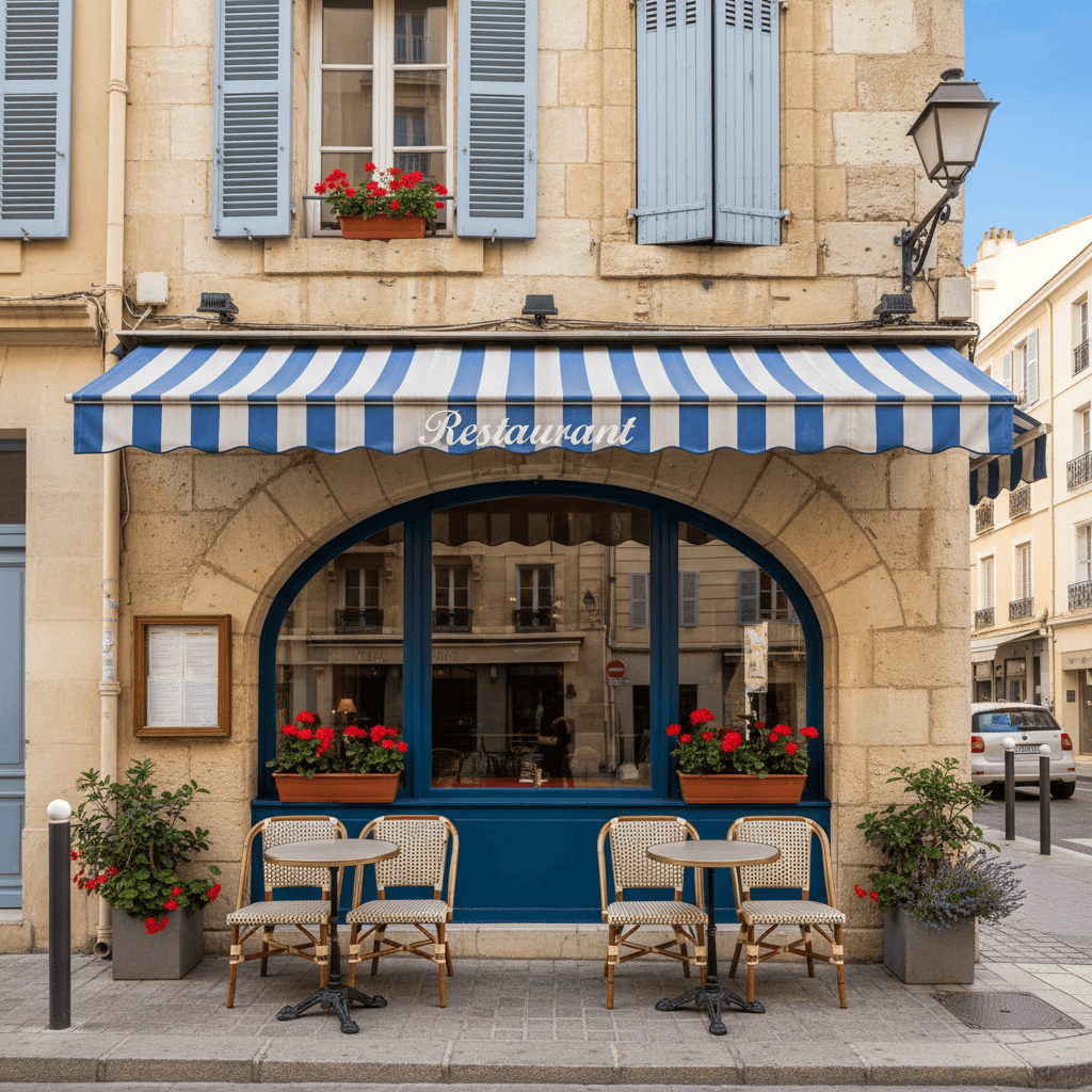 Restaurant 51m² à Marseille : terrasse - licence IV