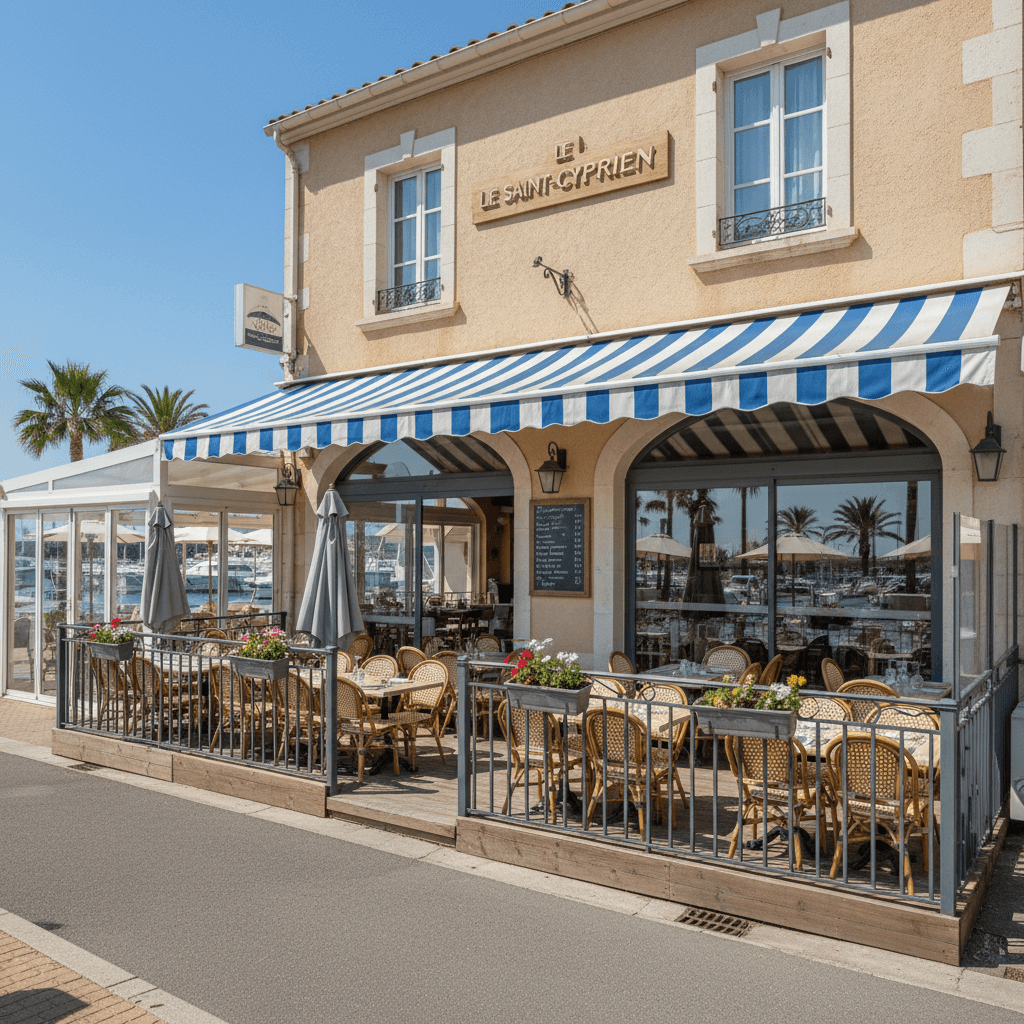 Restaurant 160m² à Saint-Cyprien : terrasse - extraction - Image 1