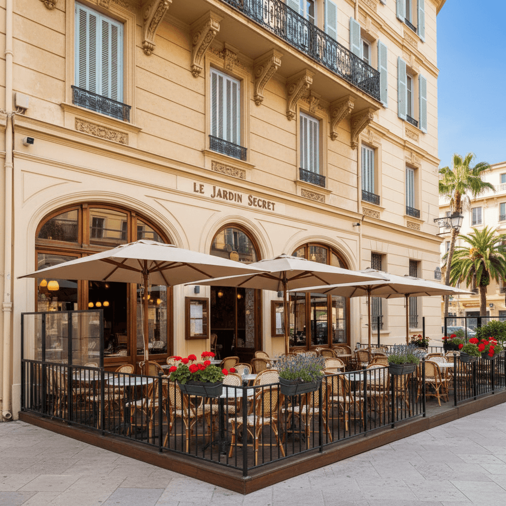 Restaurant 80m² à Nice : terrasse - licence IV