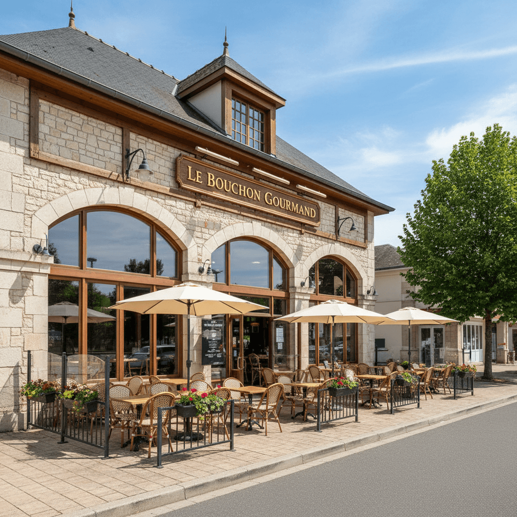 Restaurant 450m² à Oyonnax : terrasse - licence IV - Image 1