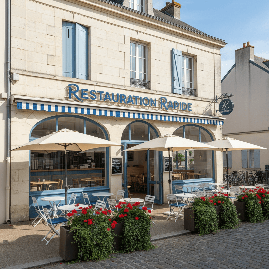 Fast-food à Jard-Sur-Mer : terrasse - licence IV - Image 1