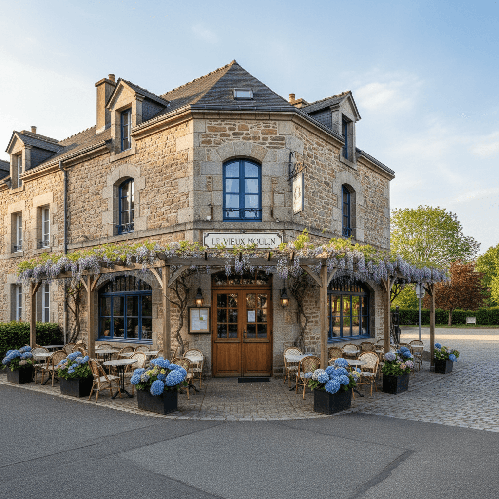 Restaurant 800m² à Vannes : terrasse - licence IV - Image 1