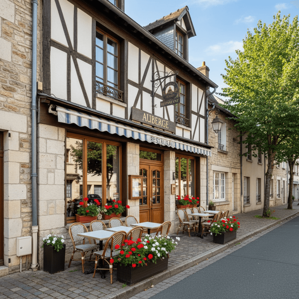 Restaurant 560m² à Aubigny-Sur-Nère : terrasse - licence IV - Image 1