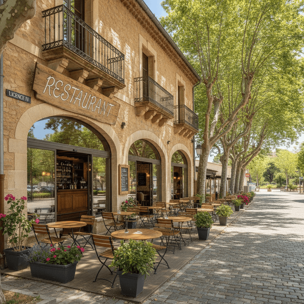 Restaurant à Perpignan : terrasse - licence IV - Image 1