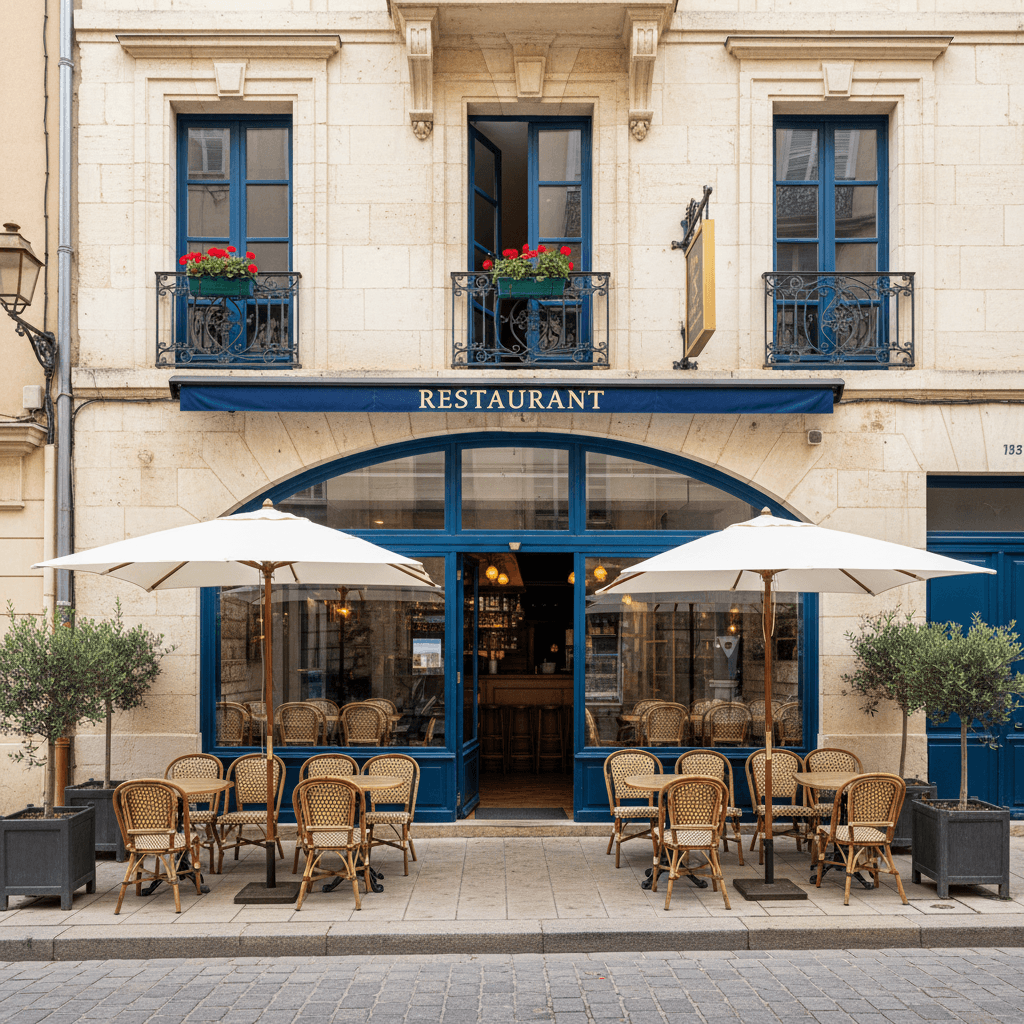 Restaurant 237m² à Montpellier : terrasse - licence IV