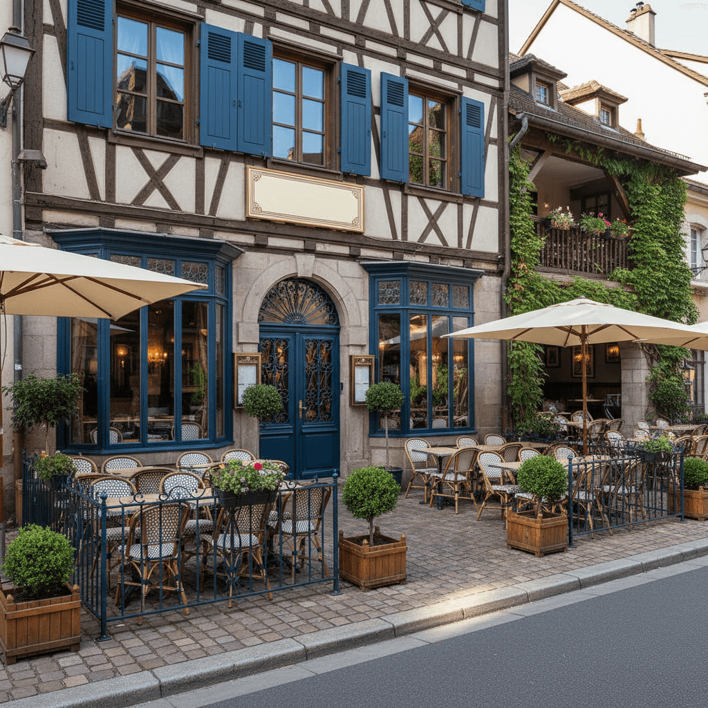Restaurant 200m² à Strasbourg : terrasse - licence IV