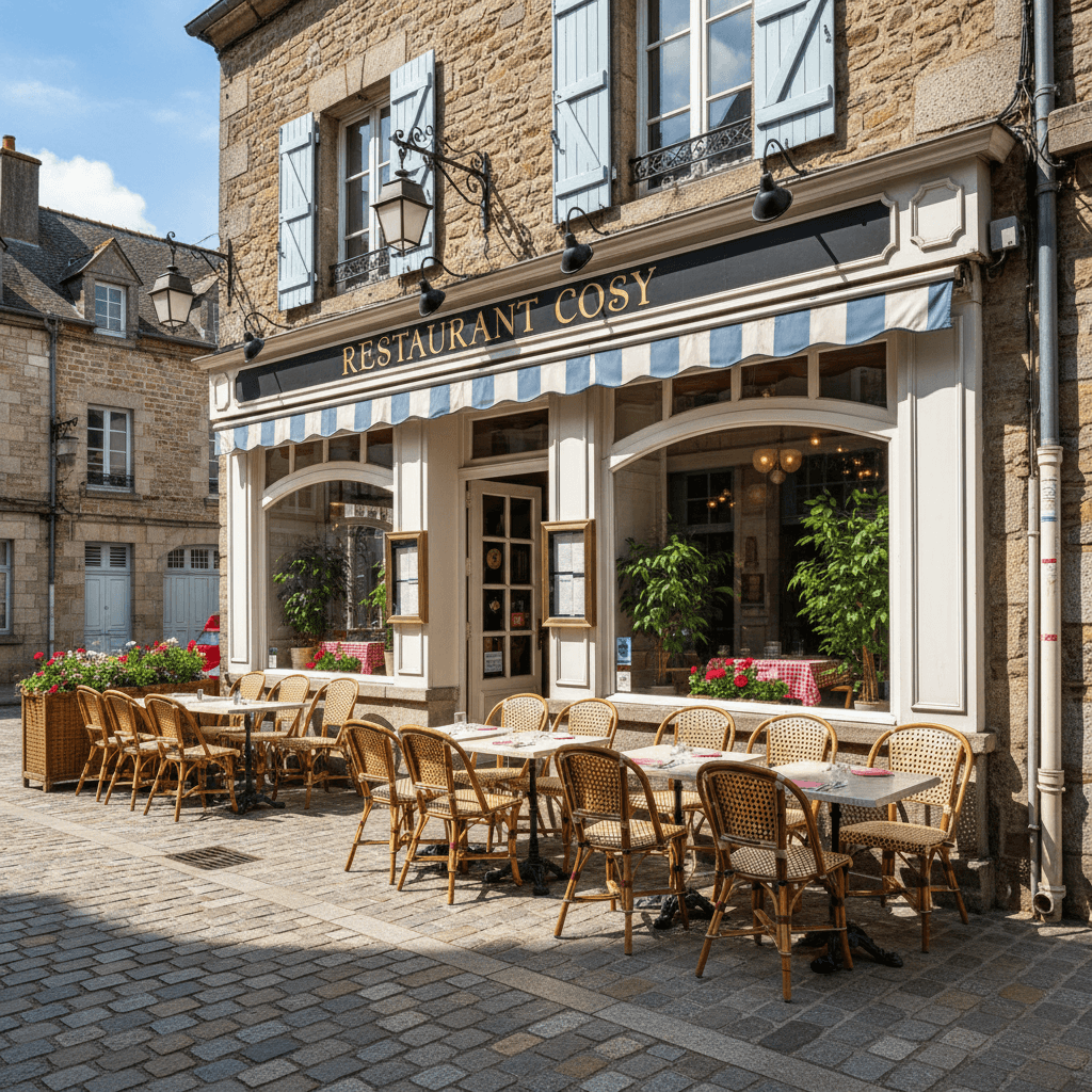 Restaurant 105m² à Vannes : terrasse - climatisation - Image 1