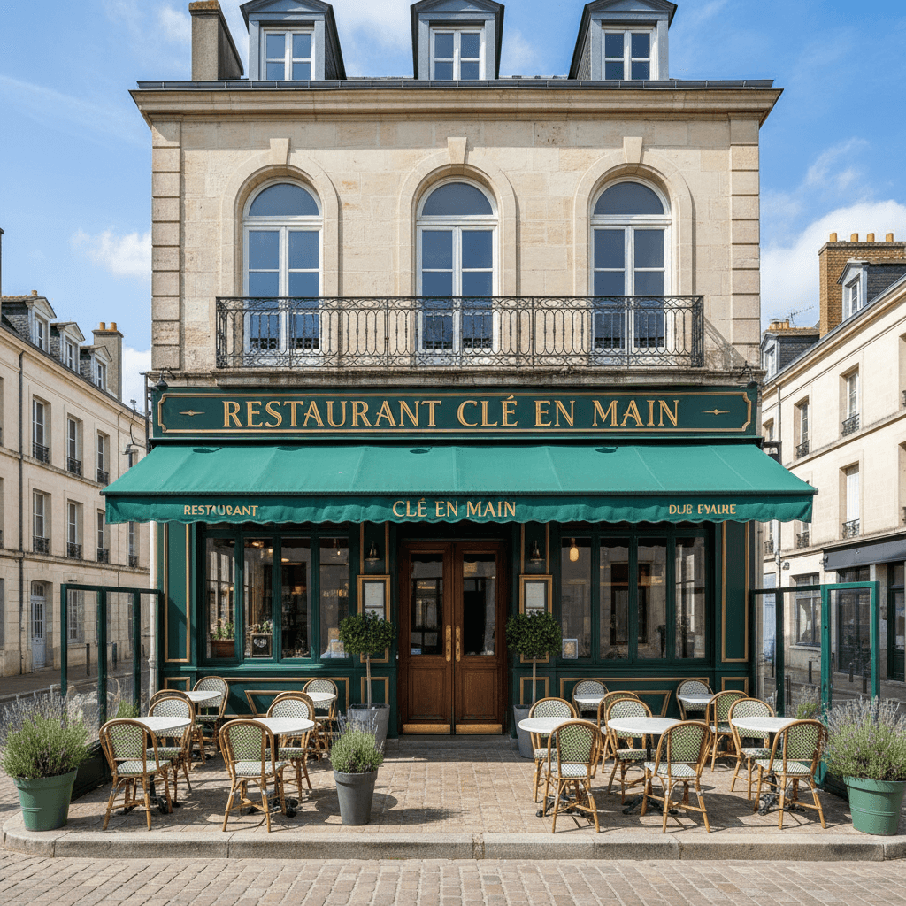 Restaurant 326m² à Elbeuf : terrasse - licence IV - Image 1