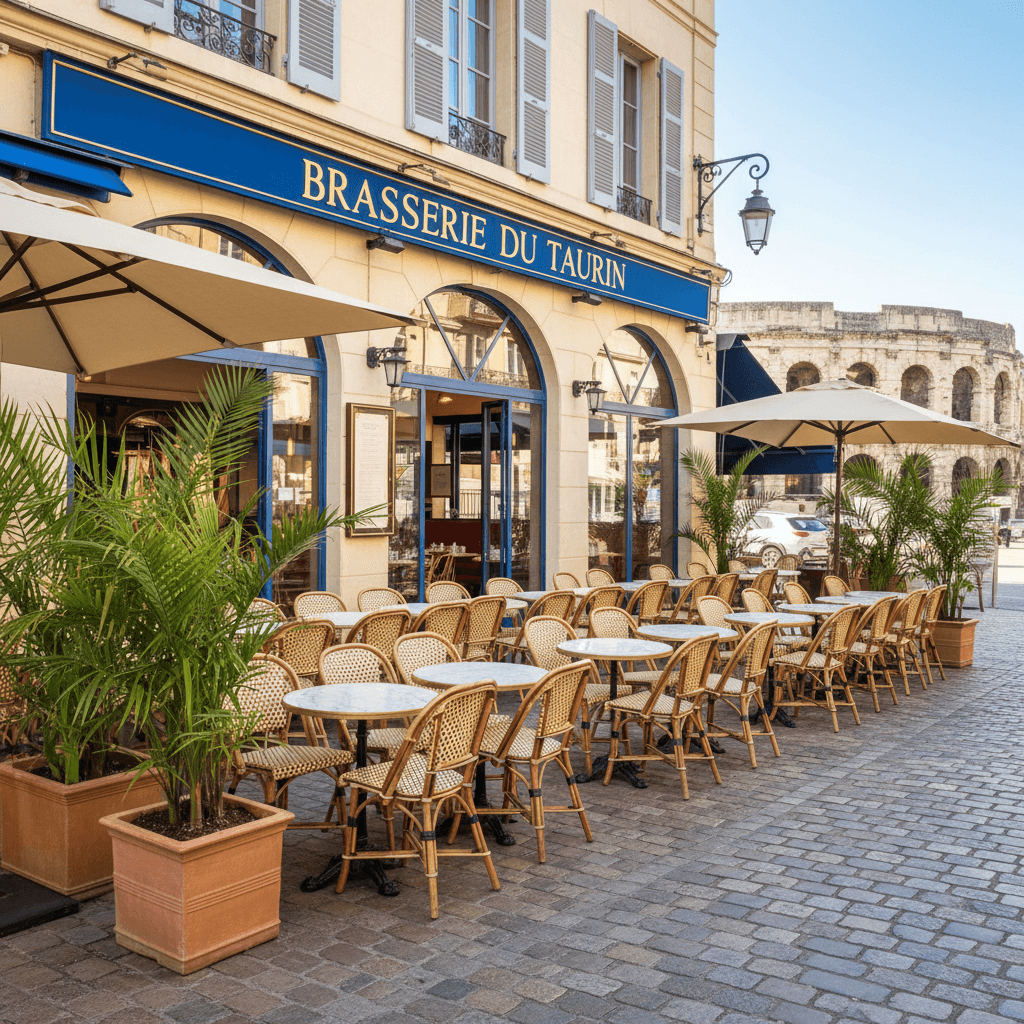 Bar-brasserie 150m² à Nîmes : terrasse - licence IV - Image 1