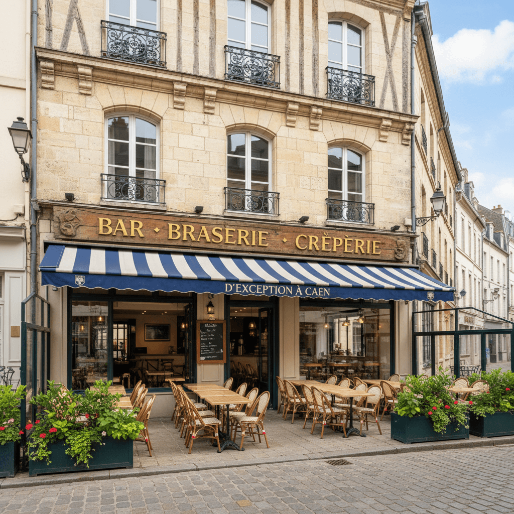 Bar-brasserie à Caen : terrasse - licence IV - Image 1