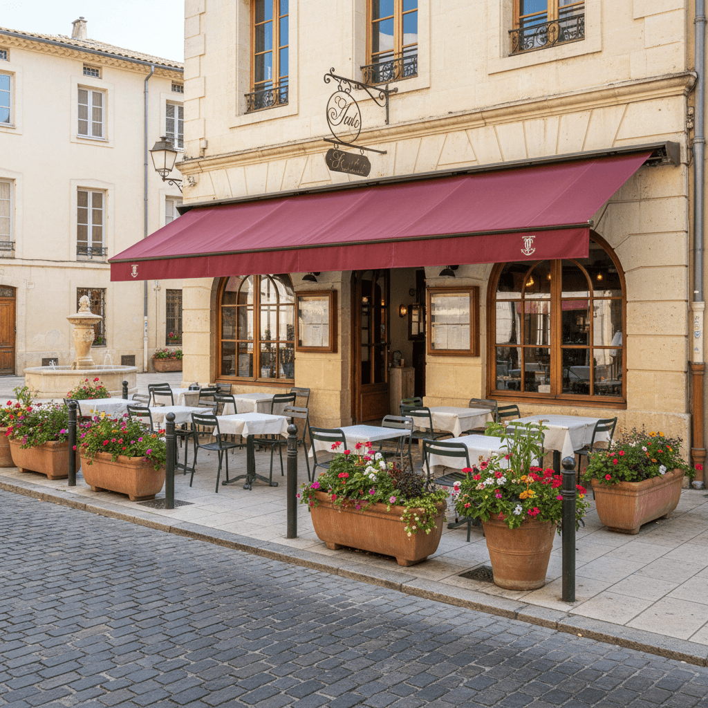 Restaurant à Nîmes : terrasse - licence IV - Image 1