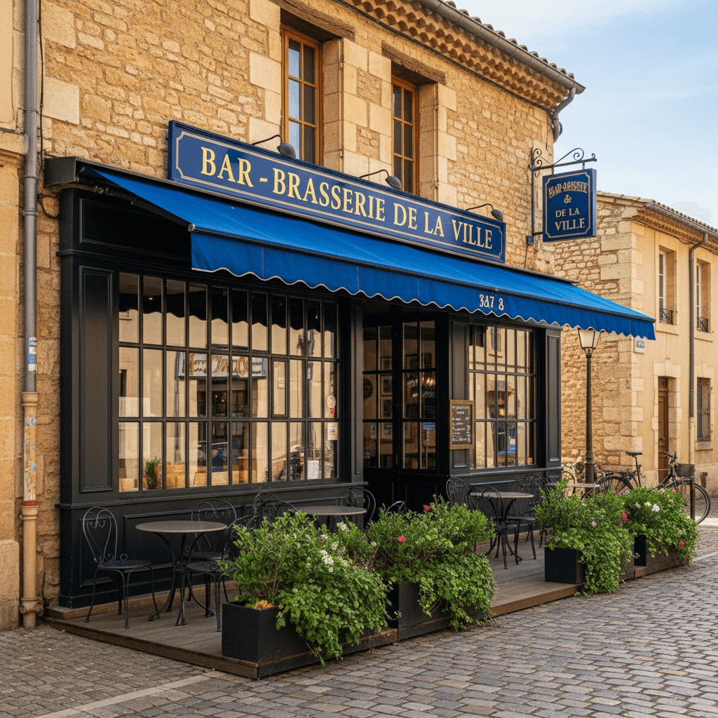 Bar-brasserie 100m² à Orange : terrasse - licence IV - Image 1