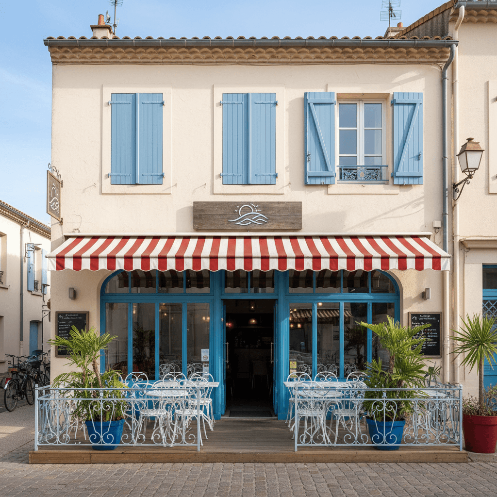 Restaurant 200m² à Le Grau-Du-Roi : terrasse - licence IV - Image 1
