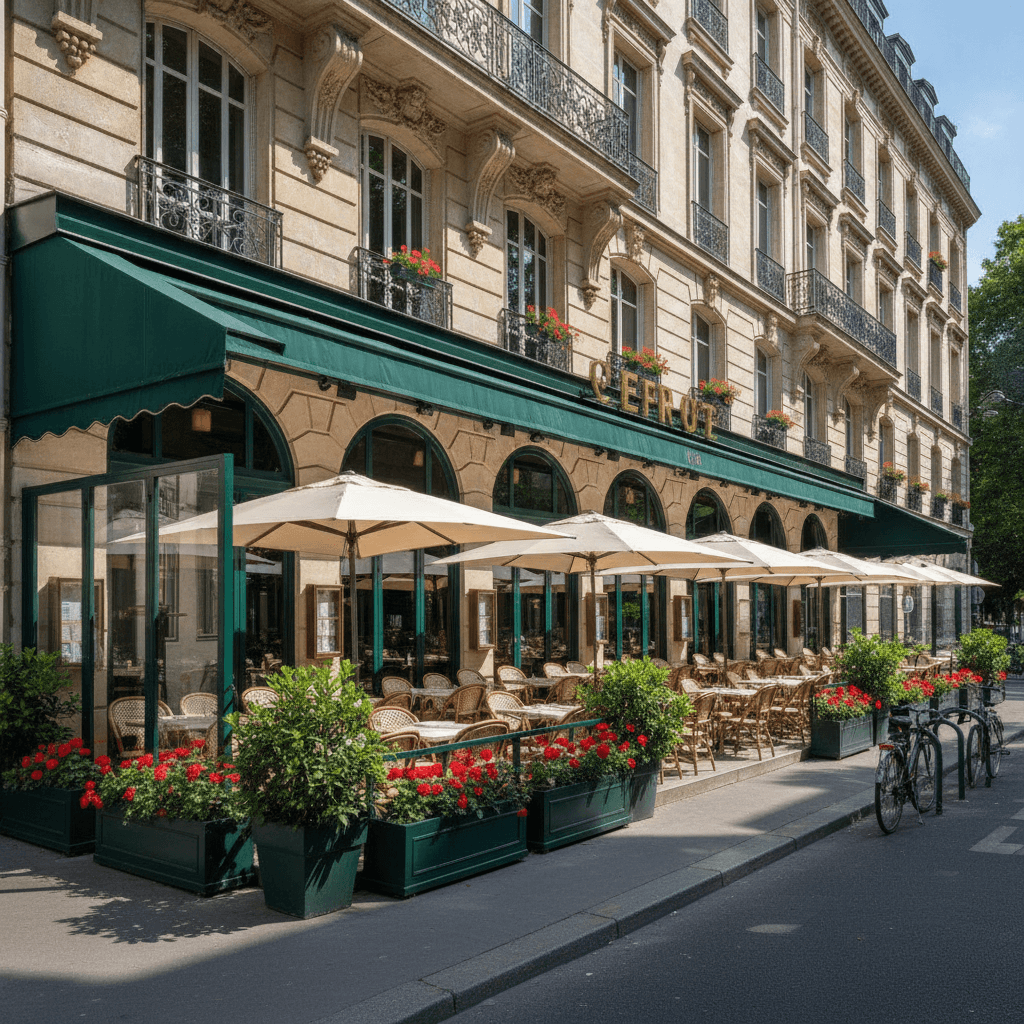 Restaurant 96 couverts à Courbevoie : terrasse - licence IV - Image 1