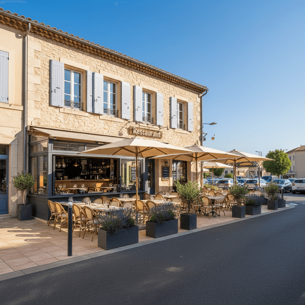Restaurant 600m² à Marseille : terrasse - licence IV