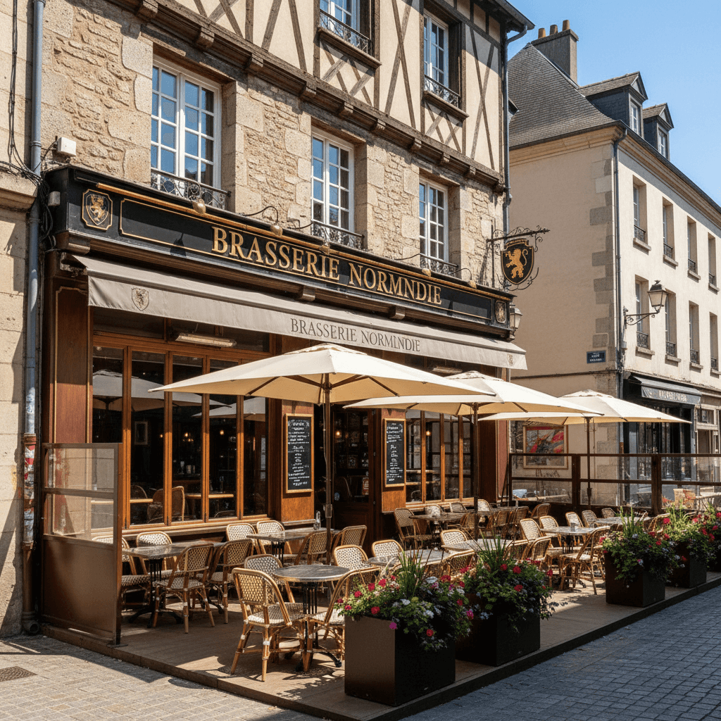 Bar-brasserie 250m² à Rouen : terrasse - licence IV