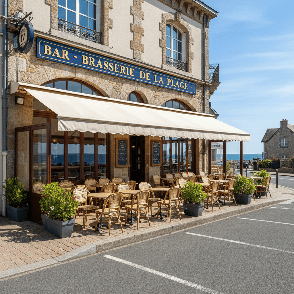 Bar-brasserie à Dinard : terrasse - licence IV - Image 1